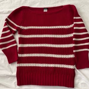 J Crew stripped Sweater